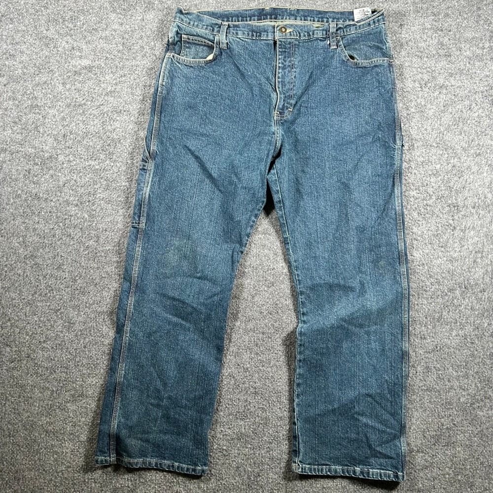Dickies Carpenter Jeans Mens Size 38x30 Blue Relaxed Straight Leg Workwear Pants
